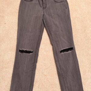Blue-asphalt Women's Grey and Black Jeans